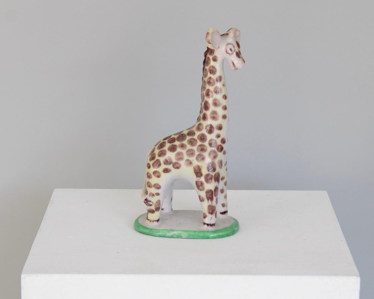 Set von vier italienischen Keramik-Tierskulpturen mit Tierfiguren aus Guido Gambone  im Angebot 10