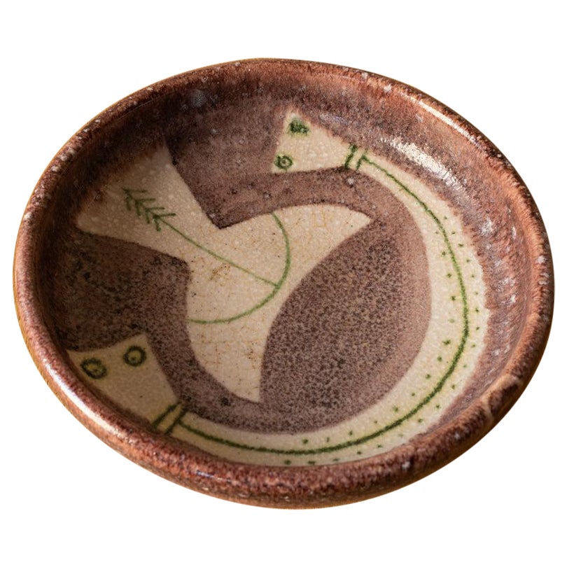 Guido Gambone Ceramic Bowl, 1950s