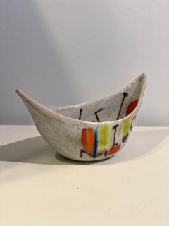 Guido Gambone Ceramic Decorative Cup Vide-Poches 1950's