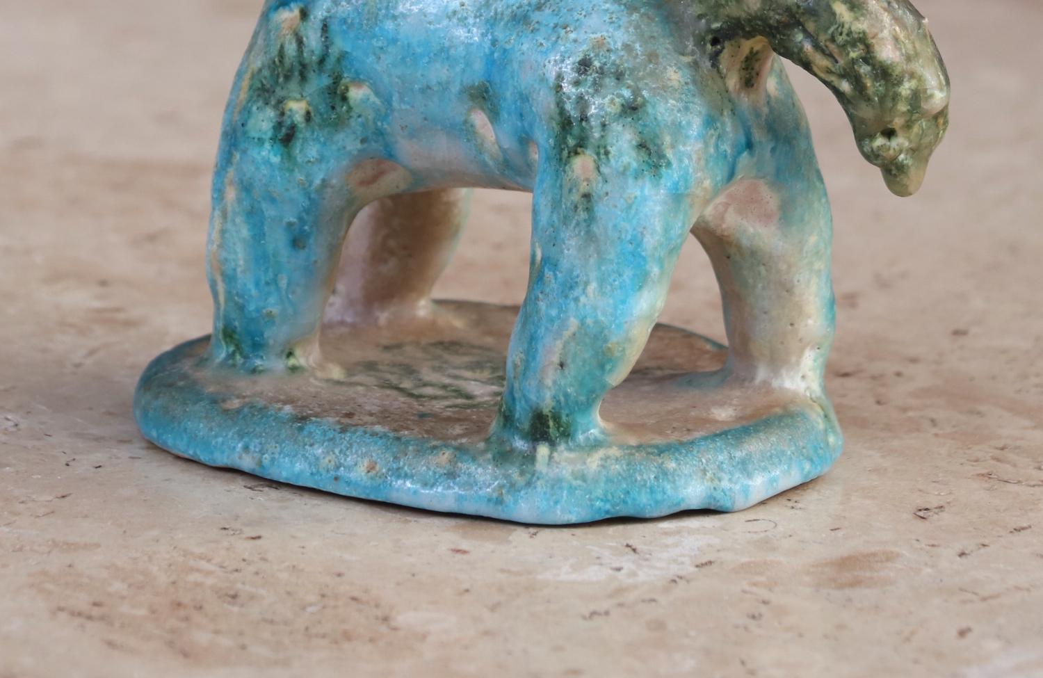 Keramik-Pferdskulptur aus Keramik von Guido Gambone im Angebot 1
