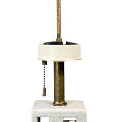 Guido Gambone Ceramic Lamp, Italy, 1950s