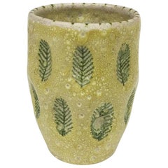 Guido Gambone Italian Ceramist, Cylindrical vase, 1950s