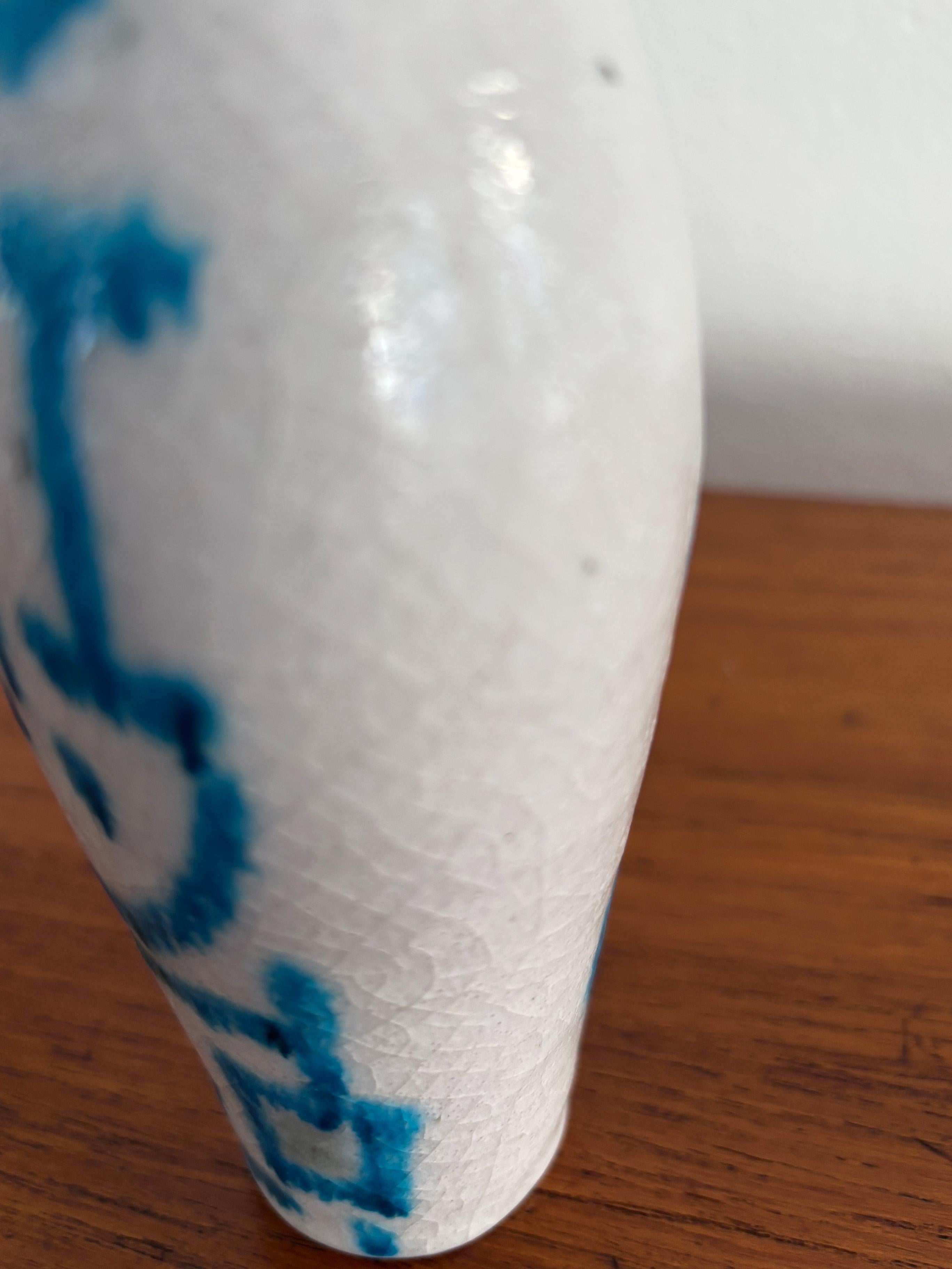 Guido Gambone Italienische Steingut-Keramikvase aus der Jahrhundertmitte 1950er Jahre im Zustand „Gut“ im Angebot in Reggio Emilia, IT