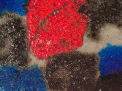 Guido Gambone Italy Art Pottery Vide-Poche Hanging Wall Plaque Plate