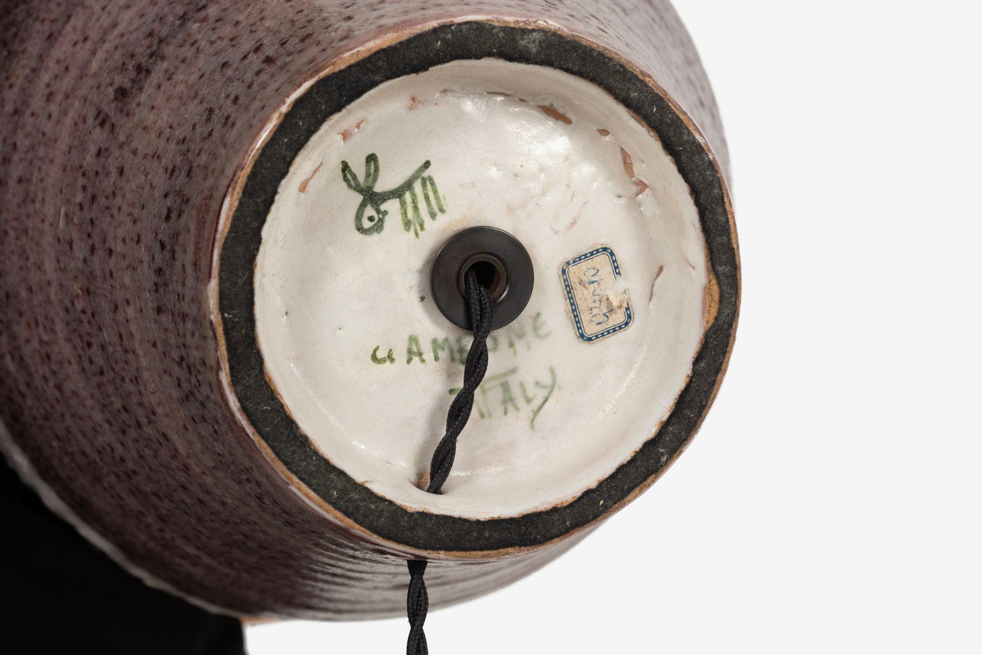 Guido Gambone Jug Form Table Lamp Italy 1955 For Sale 2