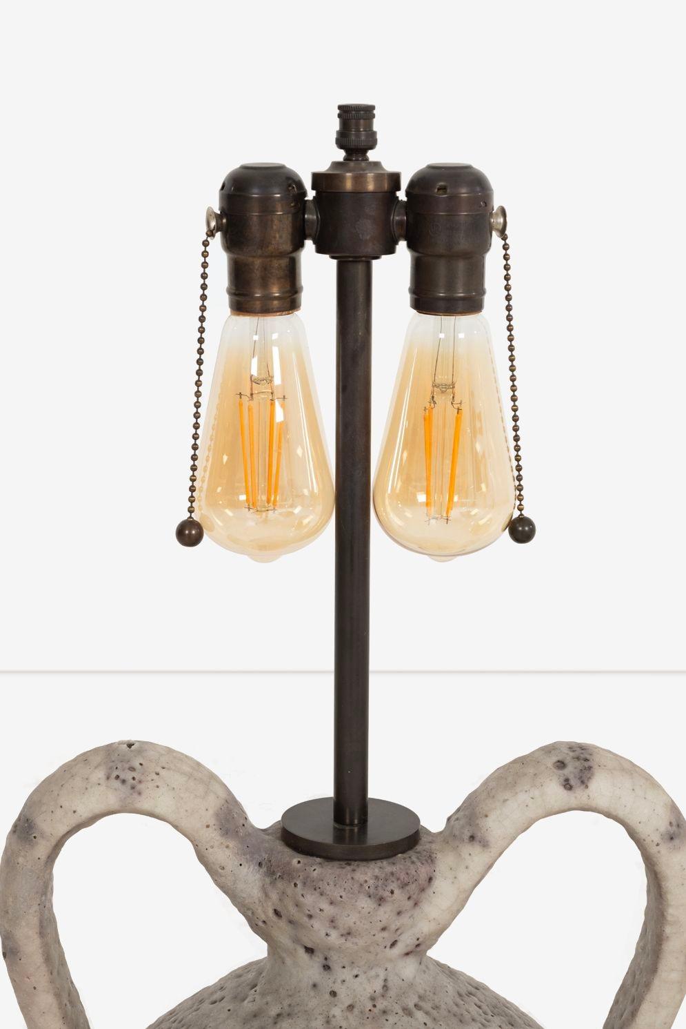 Guido Gambone Jug Form Table Lamp Italy 1955 For Sale 1