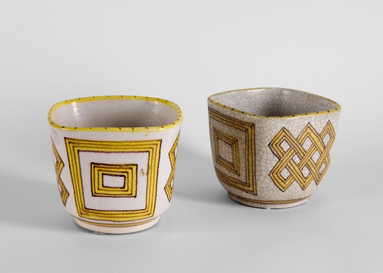 Guido Gambone, Mid-Century Ceramic Vases, Italy, circa 1960 For Sale 2