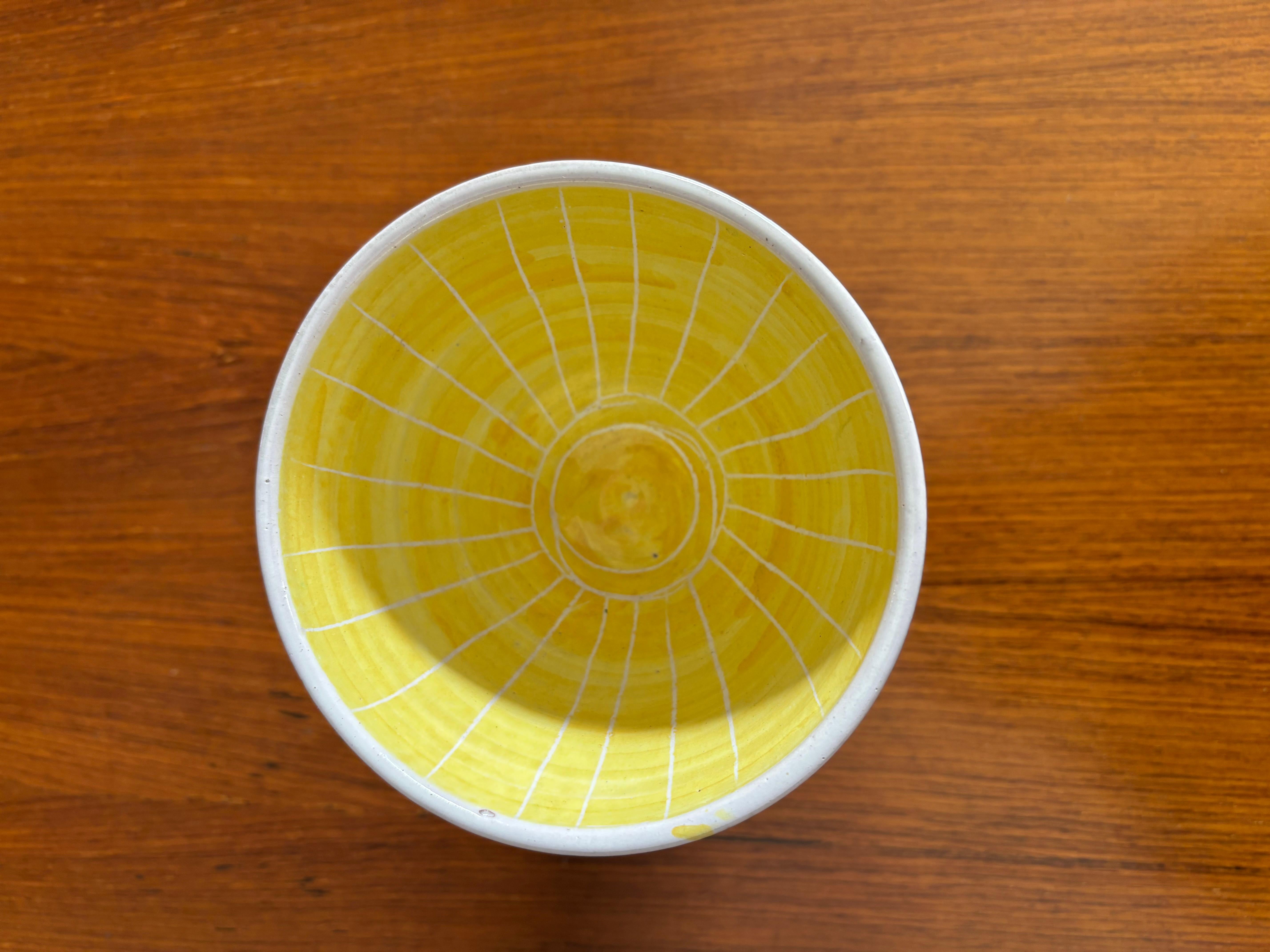 Italienische Keramikvase von Guido Gambone aus der Mitte des Jahrhunderts, 1950er Jahre (Glasiert) im Angebot