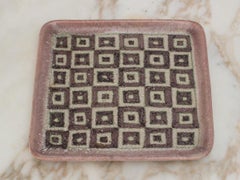 Guido Gambone Square Ceramic Tray