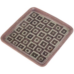 Guido Gambone Square Ceramic Tray