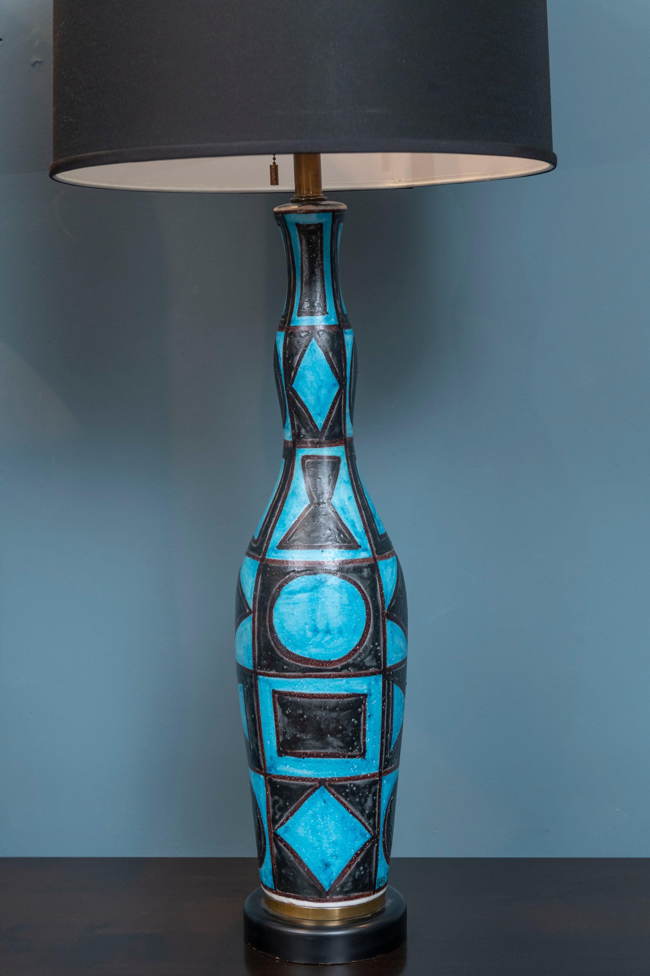 Mid-Century Modern Guido Gambone Table Lamps For Sale