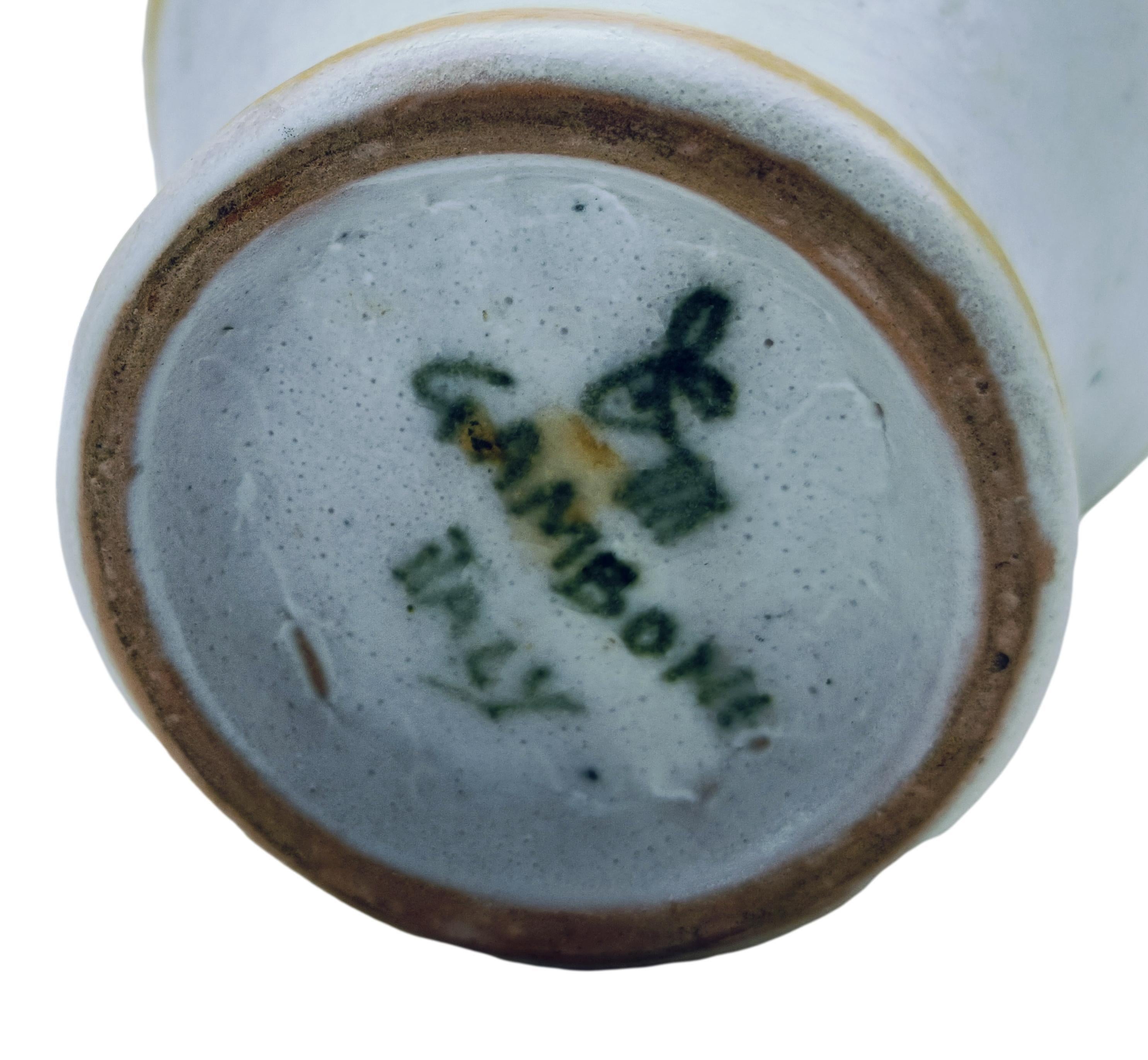 Guido Gambone Vaso a Bottiglia in Terracotta Firmato, Italia 1950s in vendita 2