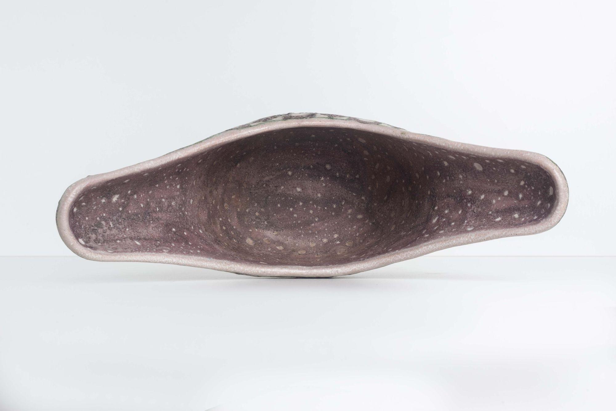 Guido Gambone Vessel Glazed Stoneware Italy, 1955 For Sale 5