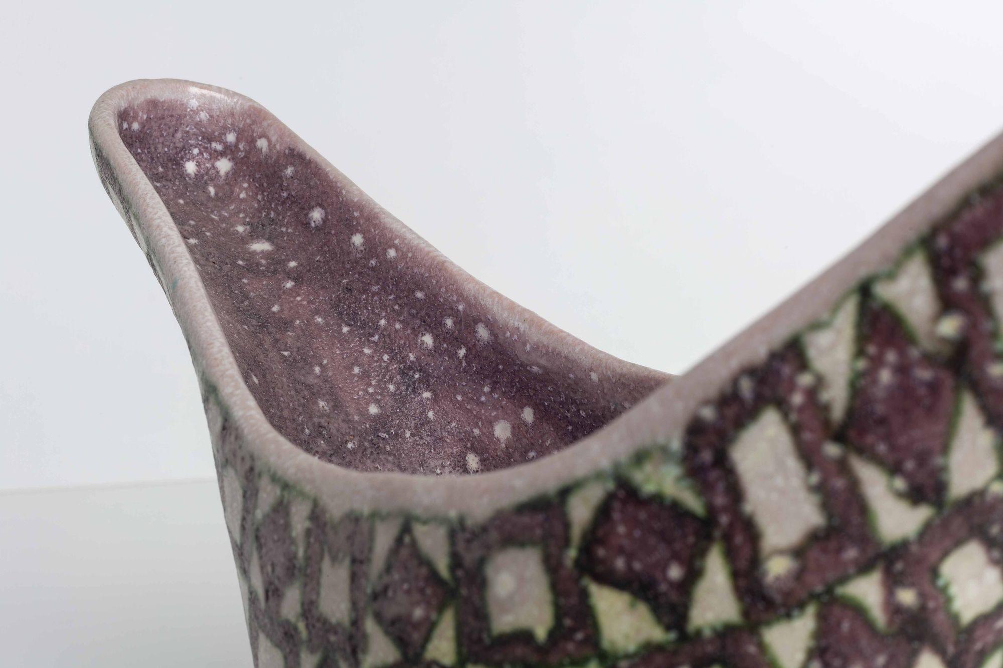 Guido Gambone Vessel Glazed Stoneware Italy, 1955 For Sale 1