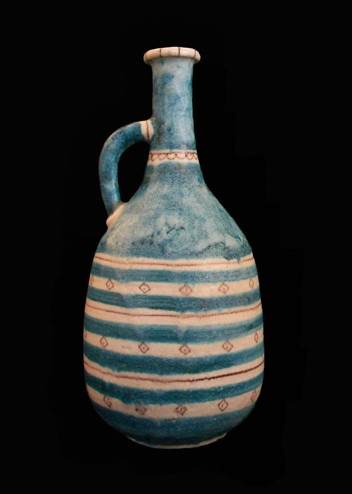 Guido Gambone - VIETRI - Raro vaso monumentale in ceramica da studio della metà del secolo scorso - dipinto a mano - smalto spesso, spumoso e granuloso (aggiunta di sabbia durante la produzione) - firmato con un asino e VIETRI sulla base - Italia -