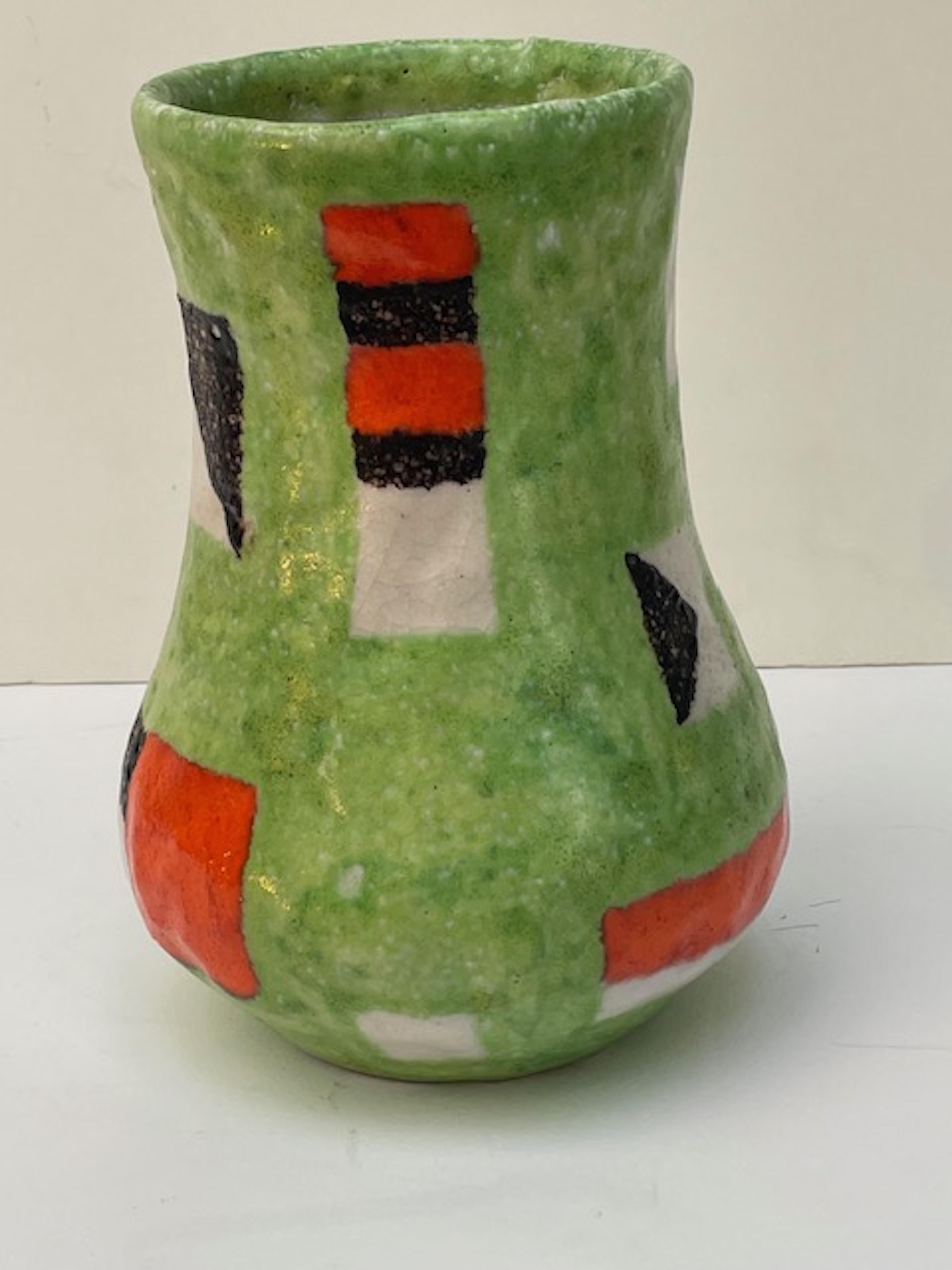 Enameled Guido Gambone's Ceramic For Sale