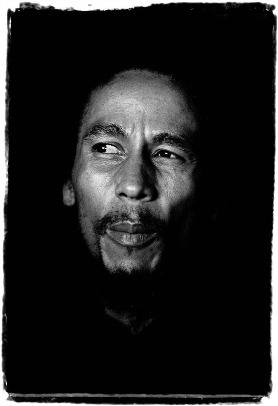 Guido Harari Black and White Photograph - Bob Marley, Milano, Italy, 1980