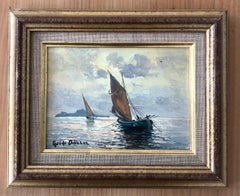 Veleros en mar abierto frente a Capri