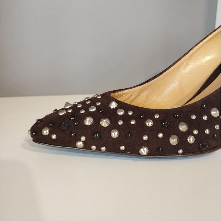 Guido Pasquali Studs décolleté size 39 In Excellent Condition For Sale In Gazzaniga (BG), IT