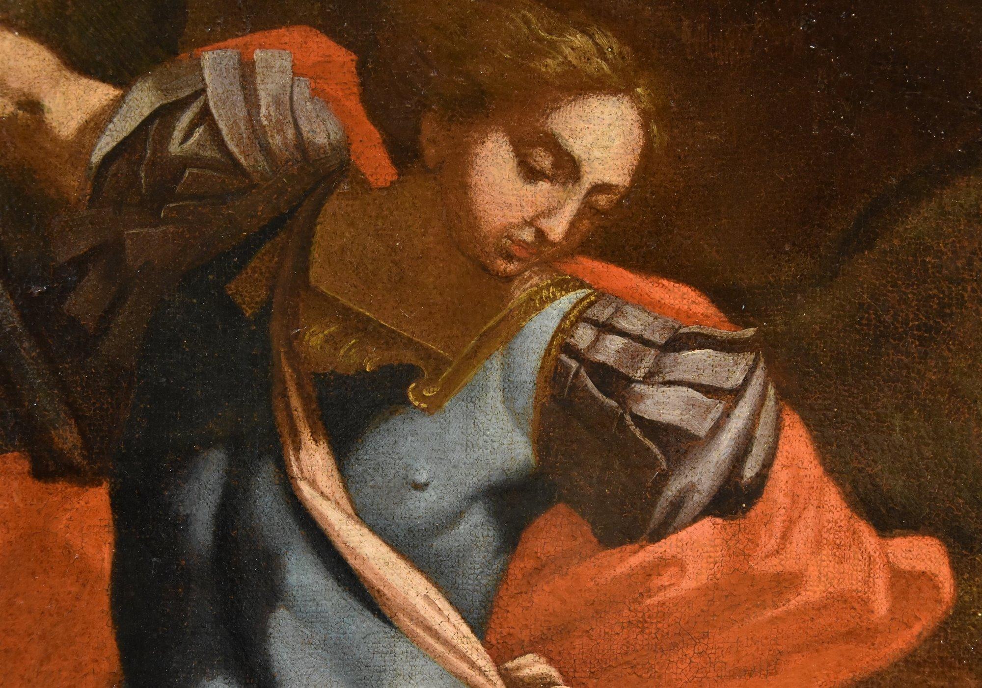 Sankt Michael Erzengel Reni Gemälde 17. Jahrhundert Öl auf Leinwand Alter Meister Italien im Angebot 9