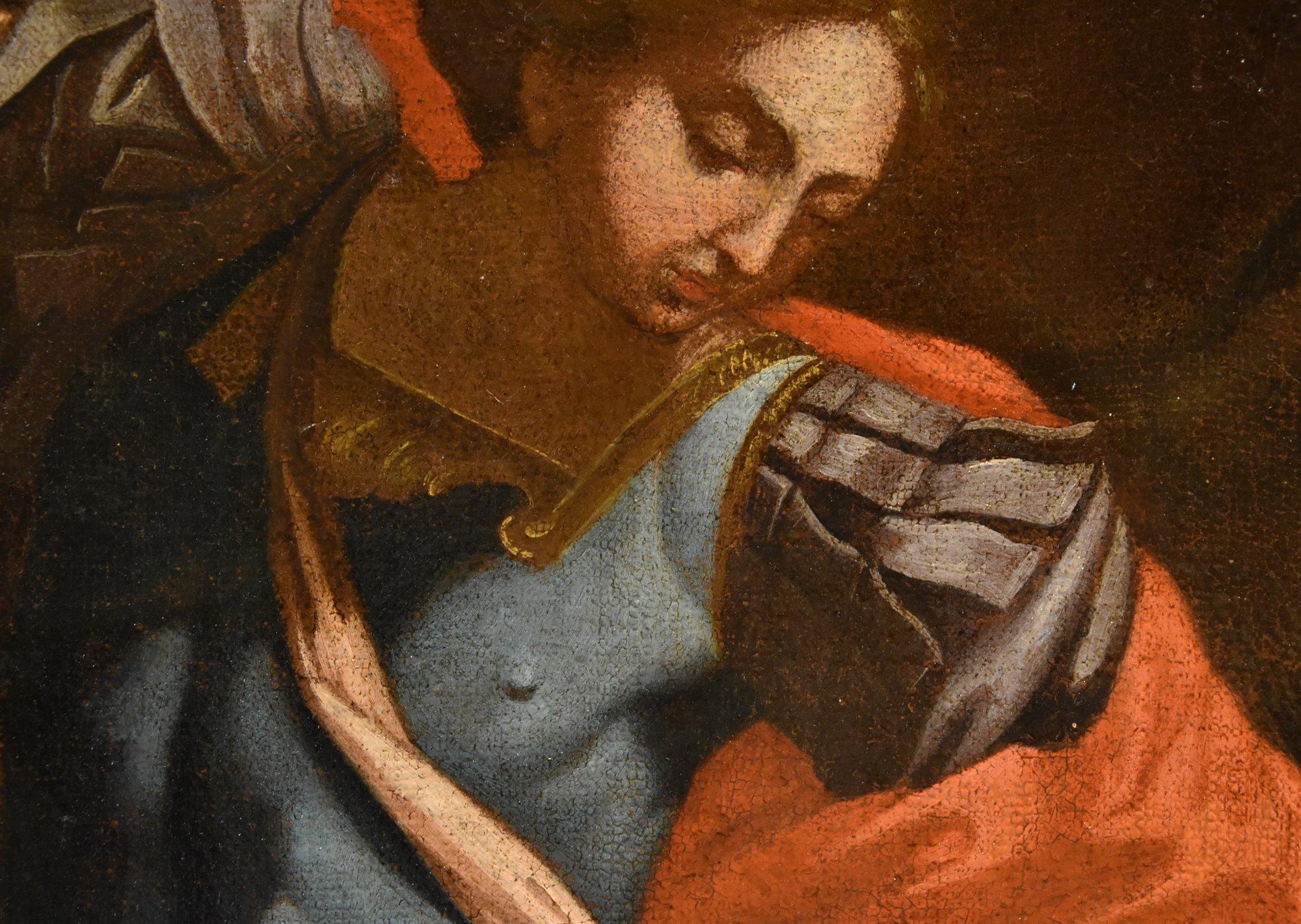 Sankt Michael Erzengel Reni Gemälde 17. Jahrhundert Öl auf Leinwand Alter Meister Italien im Angebot 10