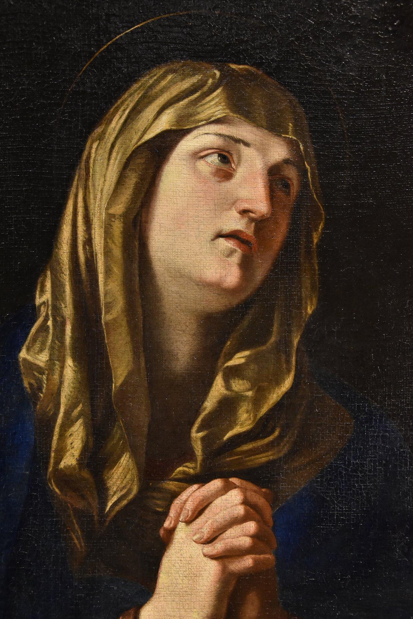 Madonna Mater Dolorosa RENIS 17° Secolo Dipinto Olio su tela Vecchio Maestro in vendita 6