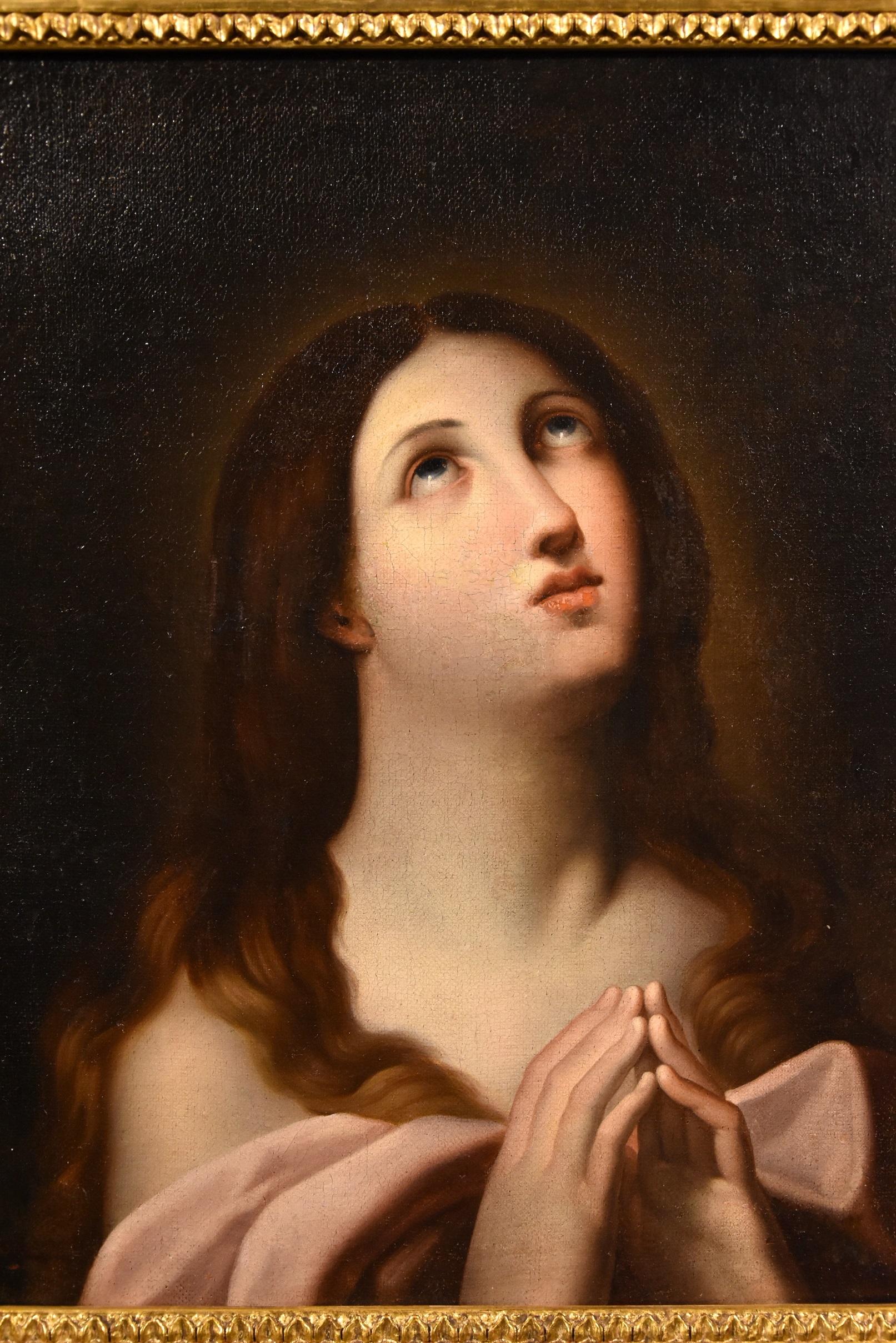 Marie-Madeleine, Französisches Gemälde, Guido Reni, Öl auf Leinwand, Alter Meister, 18. Jahrhundert 1