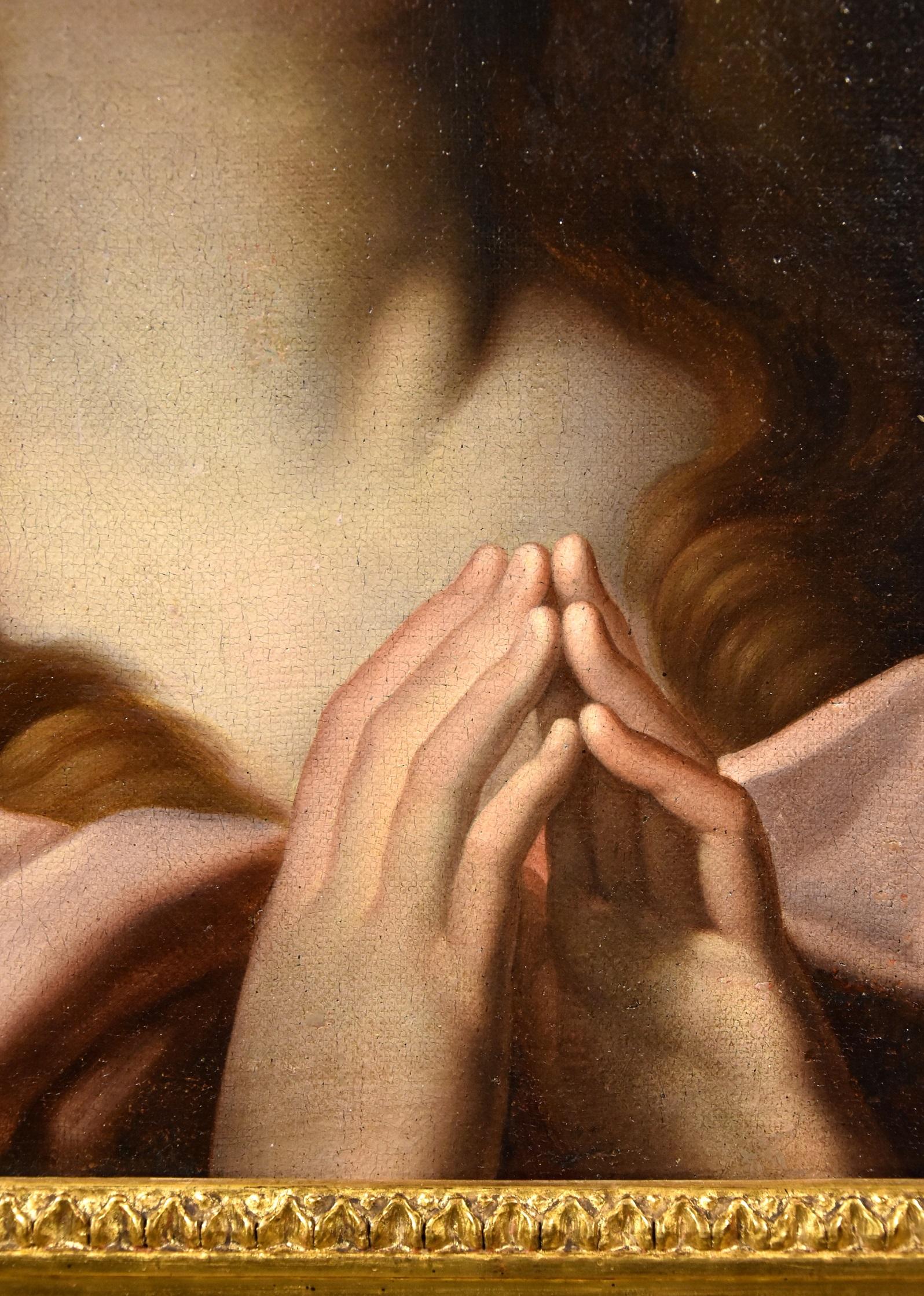 Marie-Madeleine, Französisches Gemälde, Guido Reni, Öl auf Leinwand, Alter Meister, 18. Jahrhundert 4