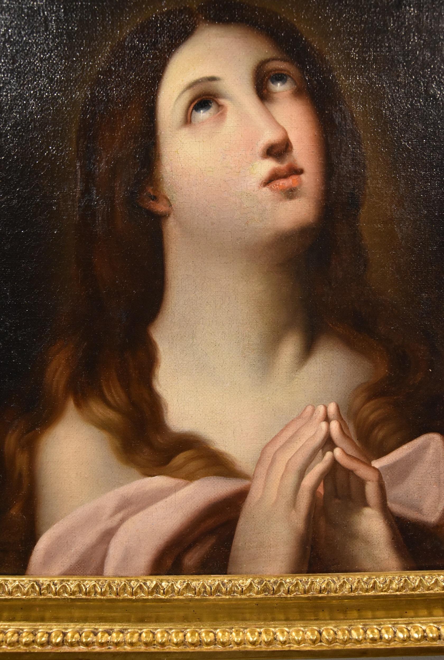 Marie-Madeleine, Französisches Gemälde, Guido Reni, Öl auf Leinwand, Alter Meister, 18. Jahrhundert 5