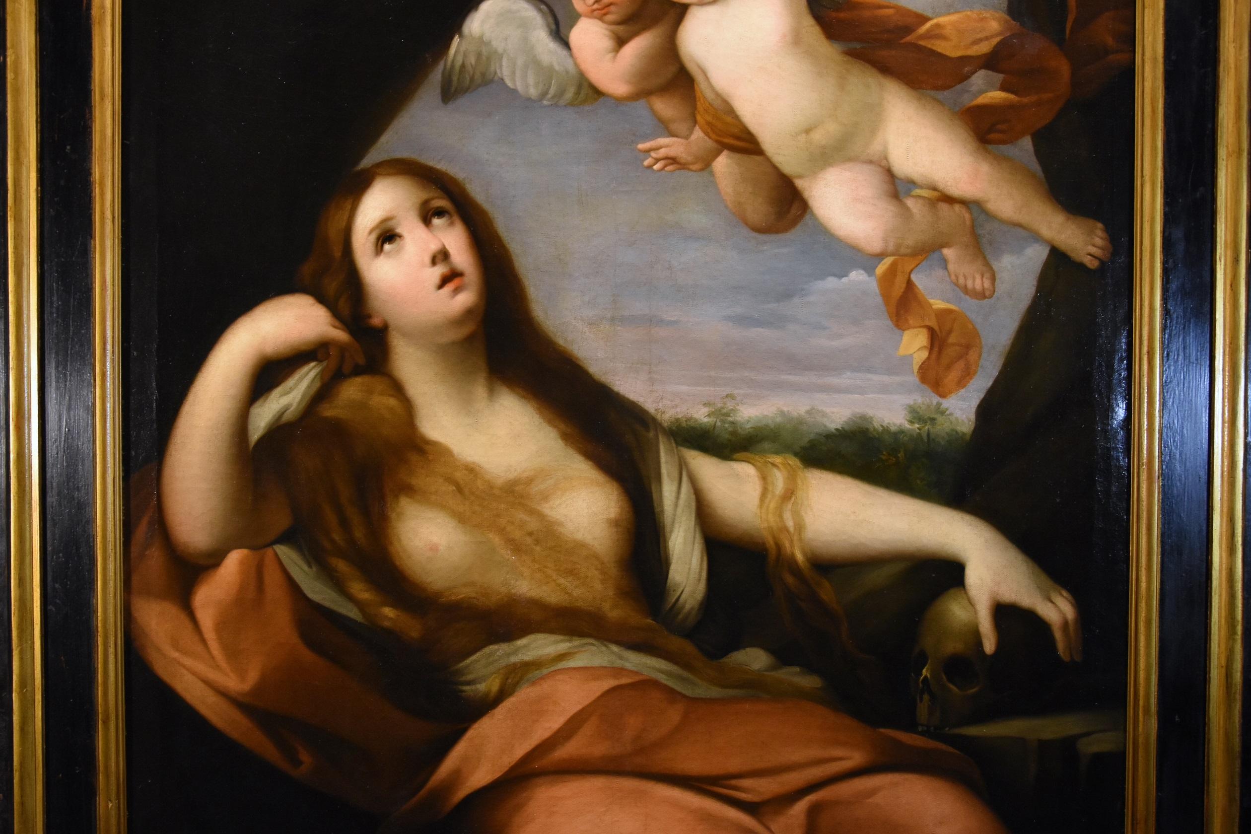 Mary Magdalene Penitent Reni Paint Oil on canvas Old master 17th Century Italy 6