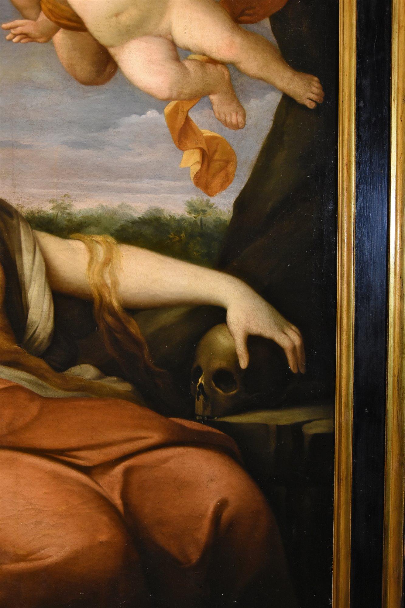 Maria Maddalena Penitente Reni Dipinto Olio su tela Vecchio maestro 17° secolo Italia - Painting Antichi maestri di  Guido Reni (Bologna 1575 - 1642)
