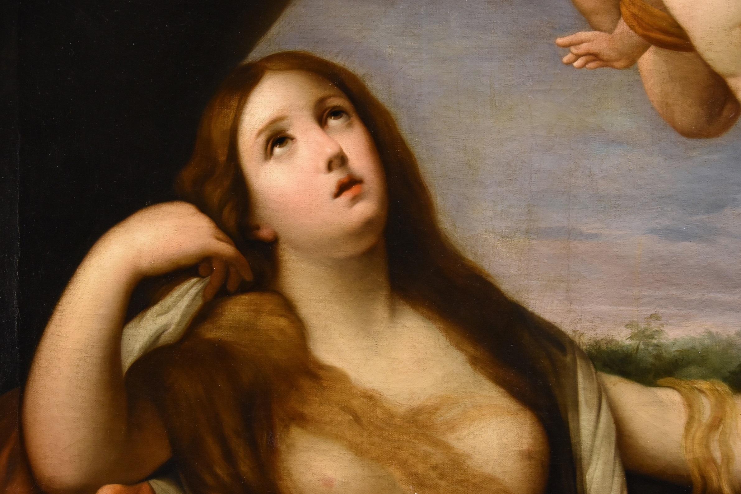 Mary Magdalene Penitent Reni Paint Oil on canvas Old master 17th Century Italy 1