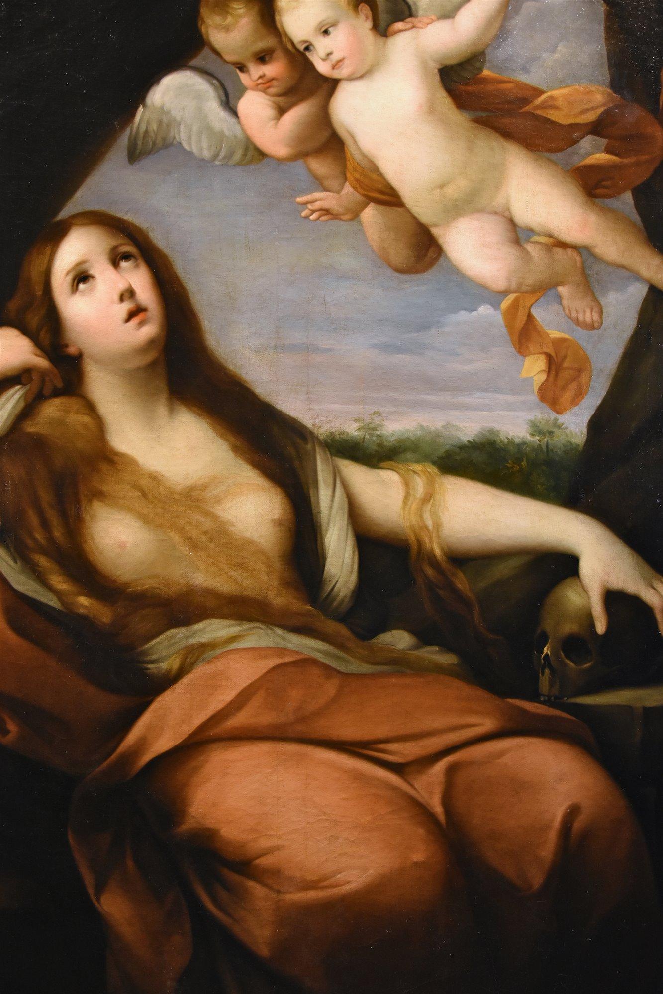 Mary Magdalene Penitent Reni Paint Oil on canvas Old master 17th Century Italy 2
