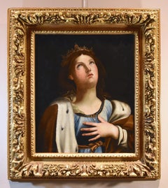 Saint Catherine Religious Reni 17th Century Paint Oil on canvas Old master Italy