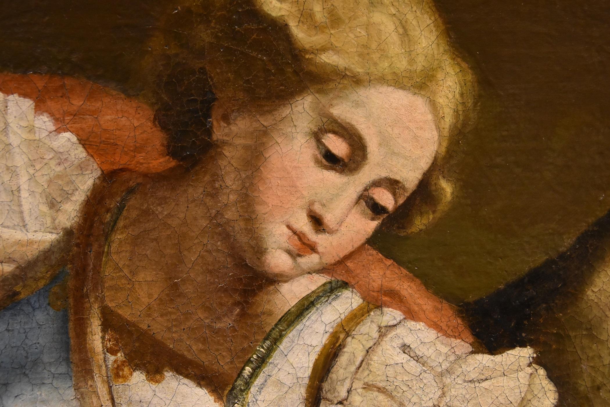 Saint Michael Archangel Reni 17th Century Paint Oil on canvas Old master Italy 15