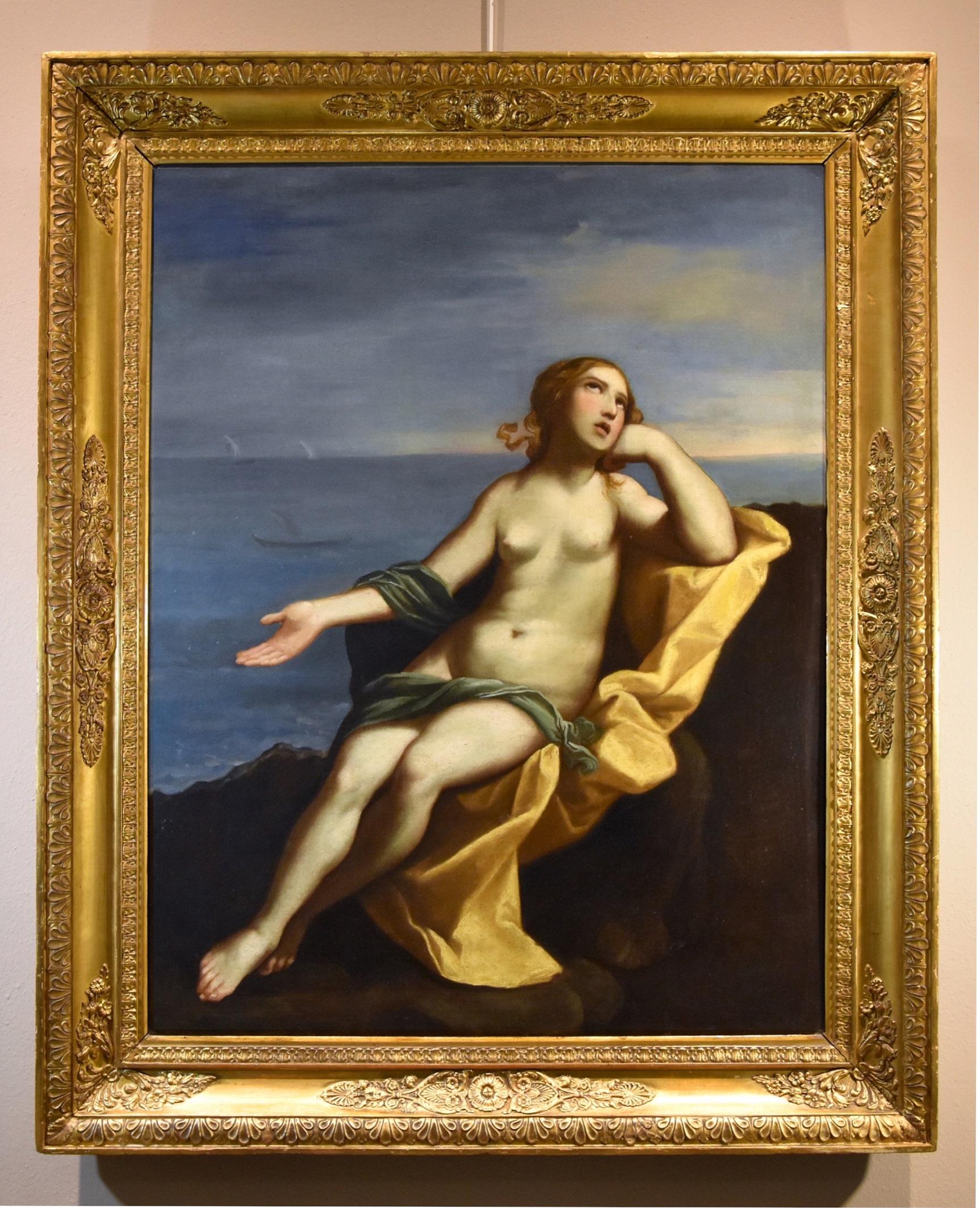 Ariadne Reni Mythological 17th Century Paint Oil on canvas Old master Italy Art - Old Masters Painting by Guido Reni (Bologna, 1575 - Bologna, 1642)
