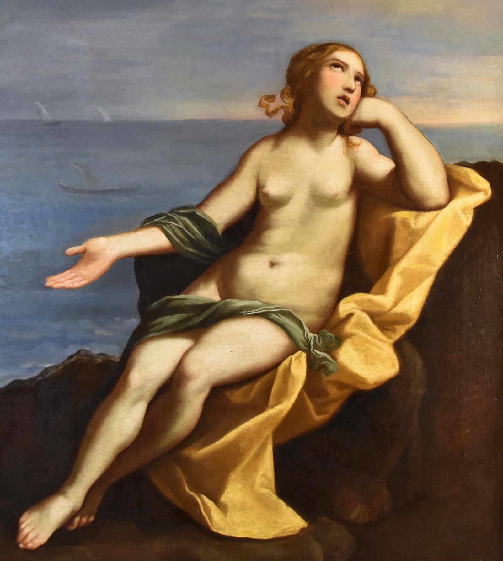 Ariadne on the Island of Naxos  (LINK)

Workshop of Guido Reni (Bologna, 1575 - Bologna, 1642)
Attributable to Francesco Gessi (Bologna 1588 - 1649)

Oil on canvas

114 x 86
in frame 128 x 105 cm.

The subject of this beautiful painting is a comely