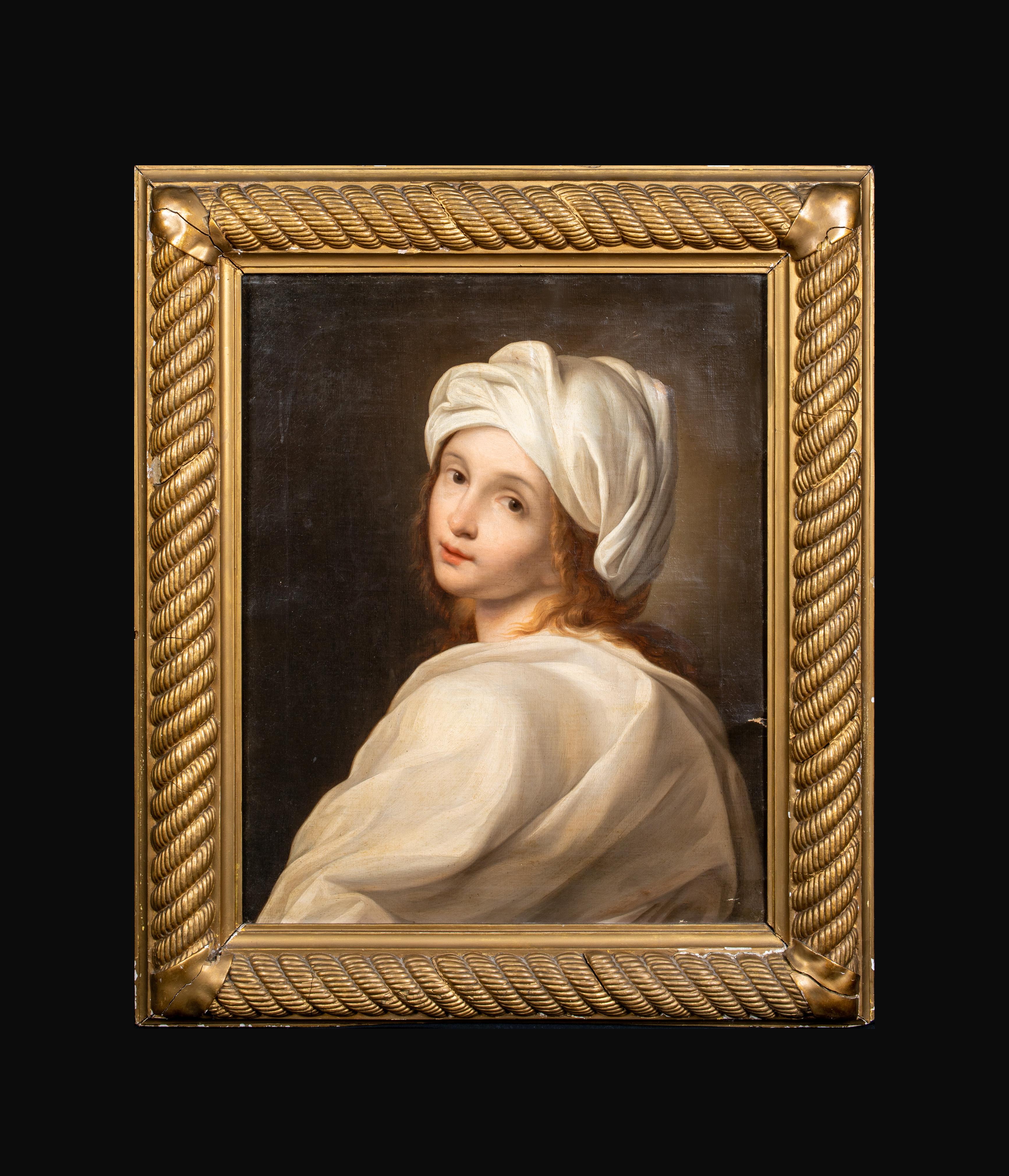 Ritratto di Beatrice Cenci come Sibilla, XVIII secolo - Painting di Guido Reni