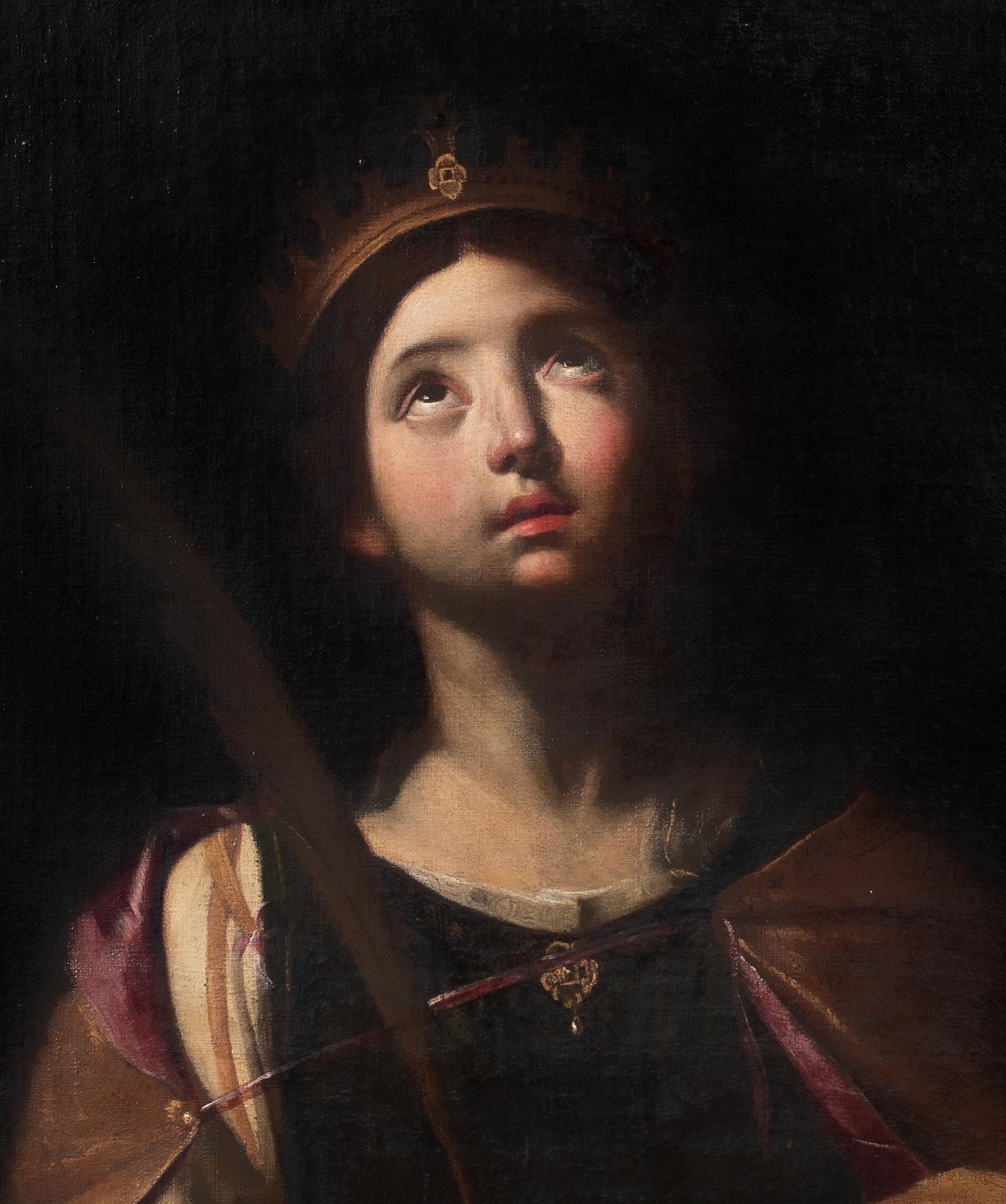 Saint Catherine Of Alexandria, 17th Century   workshop of GUIDO RENI (1575-1642) For Sale 2