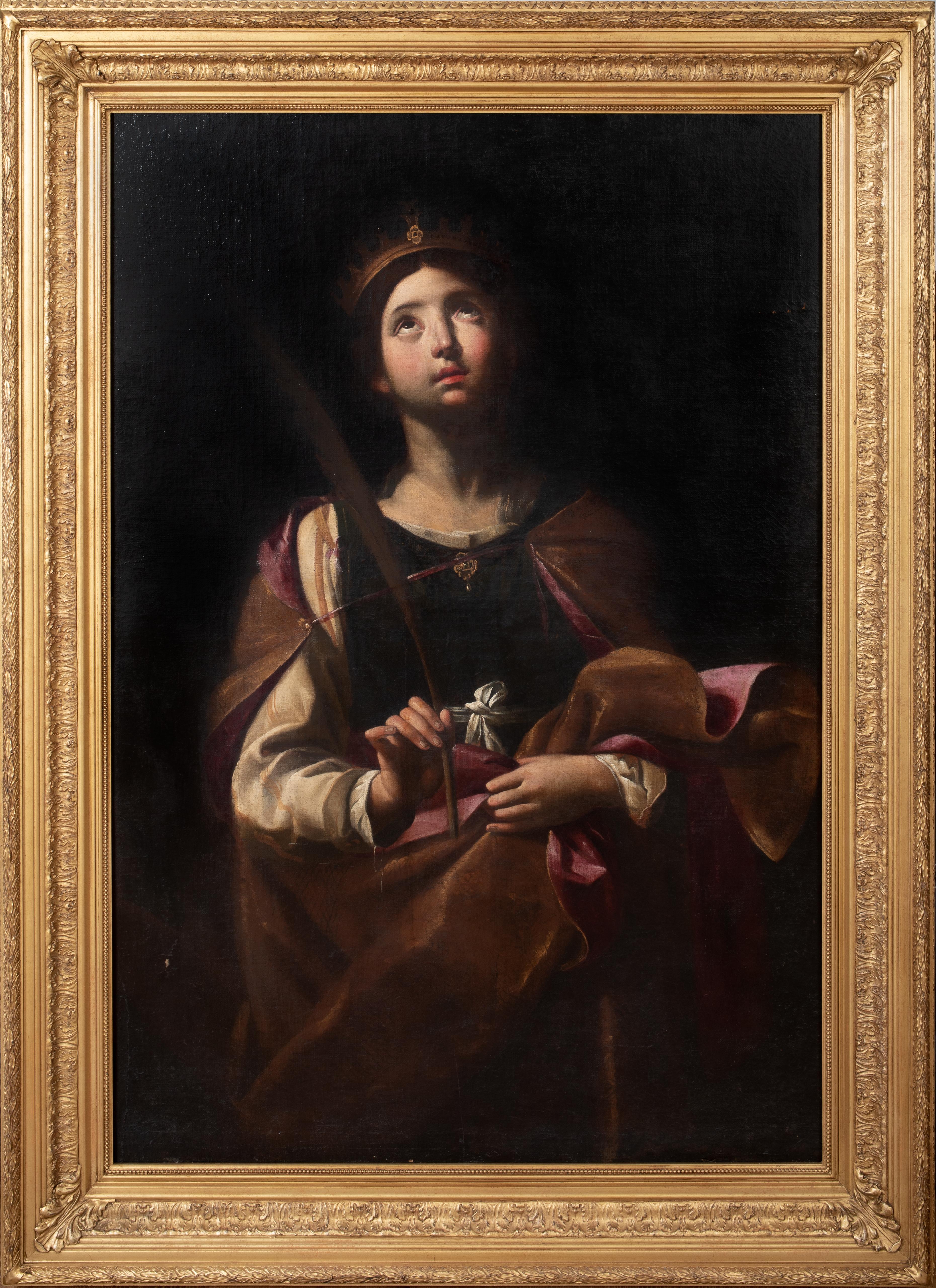 Guido Reni Portrait Painting - Saint Catherine Of Alexandria, 17th Century   workshop of GUIDO RENI (1575-1642)