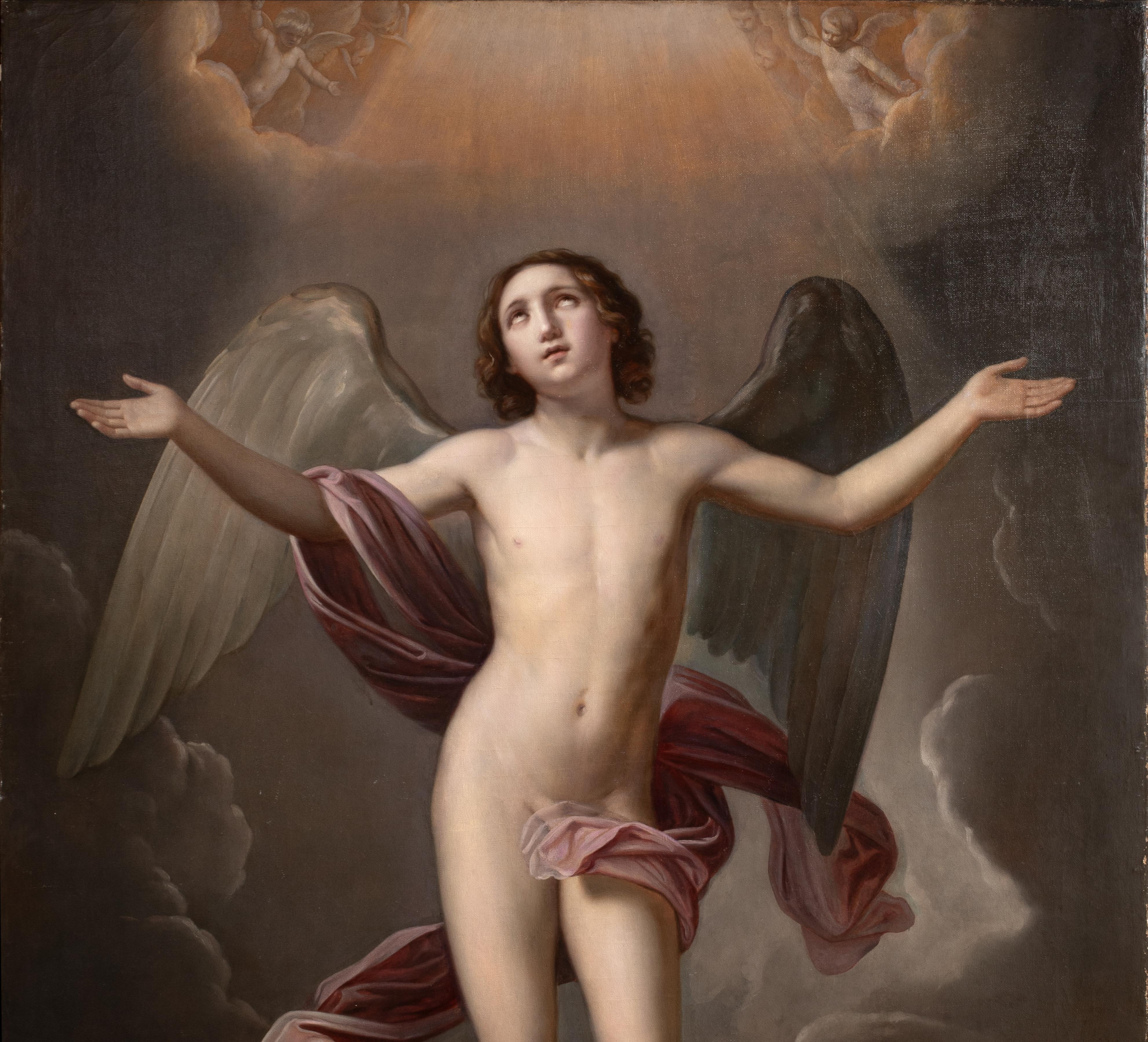 L'Arcangelo Gabriele, XVII secolo  bottega di Guido RENIS (1575-1642) in vendita 3