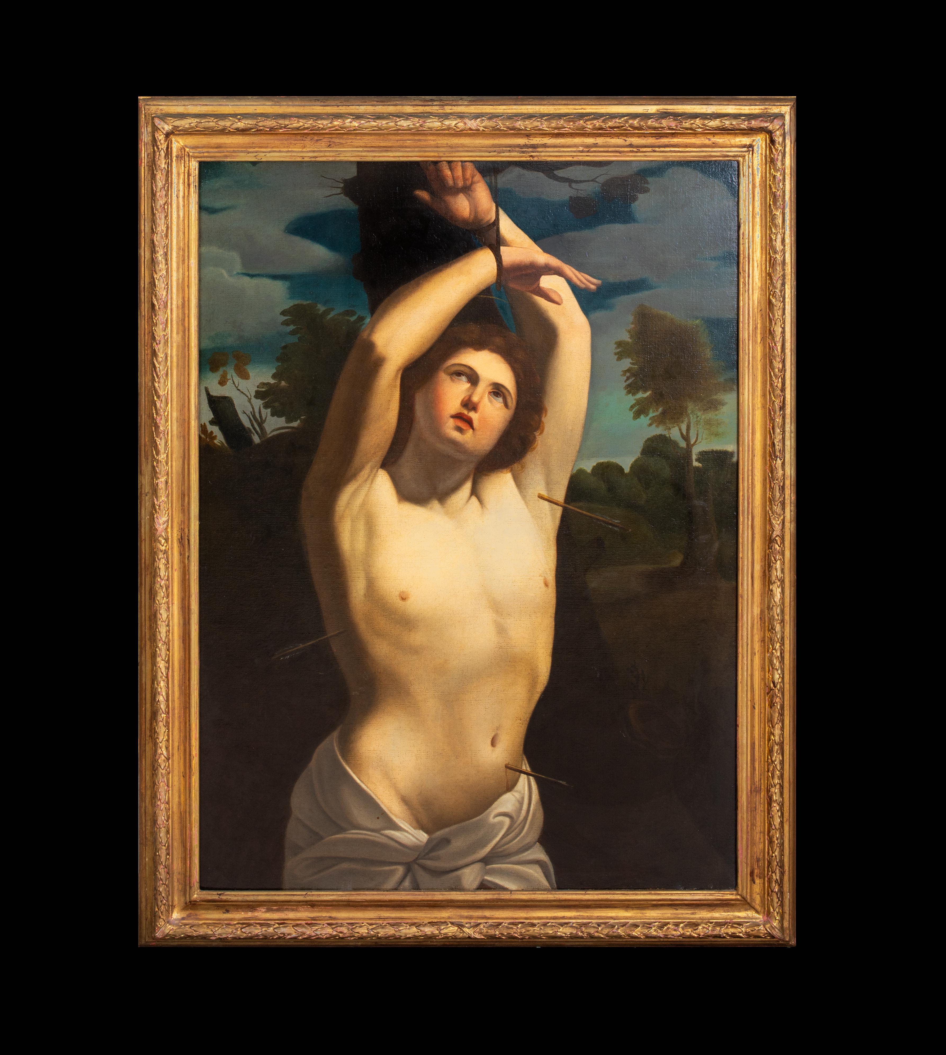 The Martyrdom Of Saint Sebastian, 17th Century School Of GUIDO RENI (1575-1642) - Painting by Guido Reni
