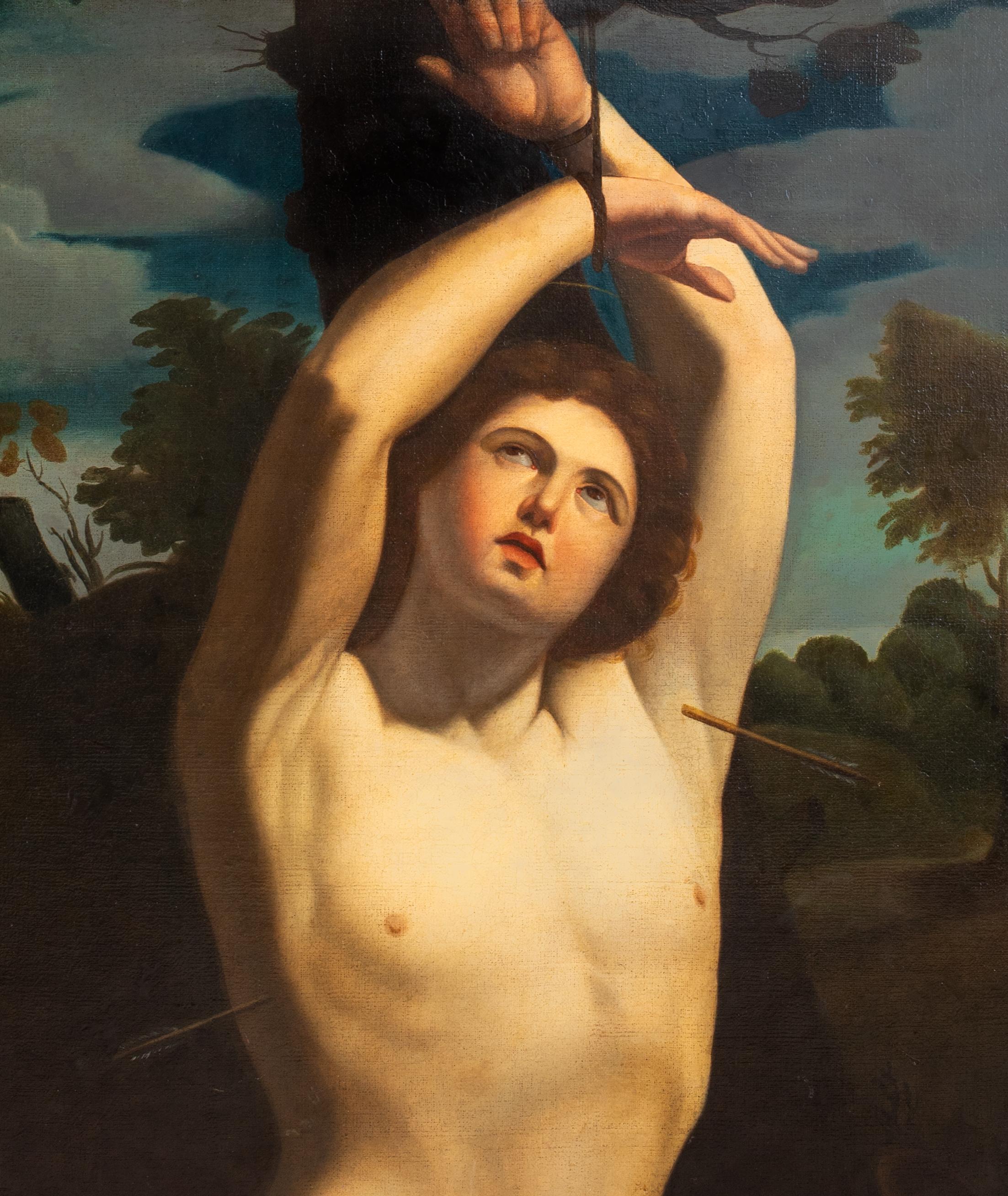 The Martyrdom Of Saint Sebastian, 17th Century School Of GUIDO RENI (1575-1642) 1