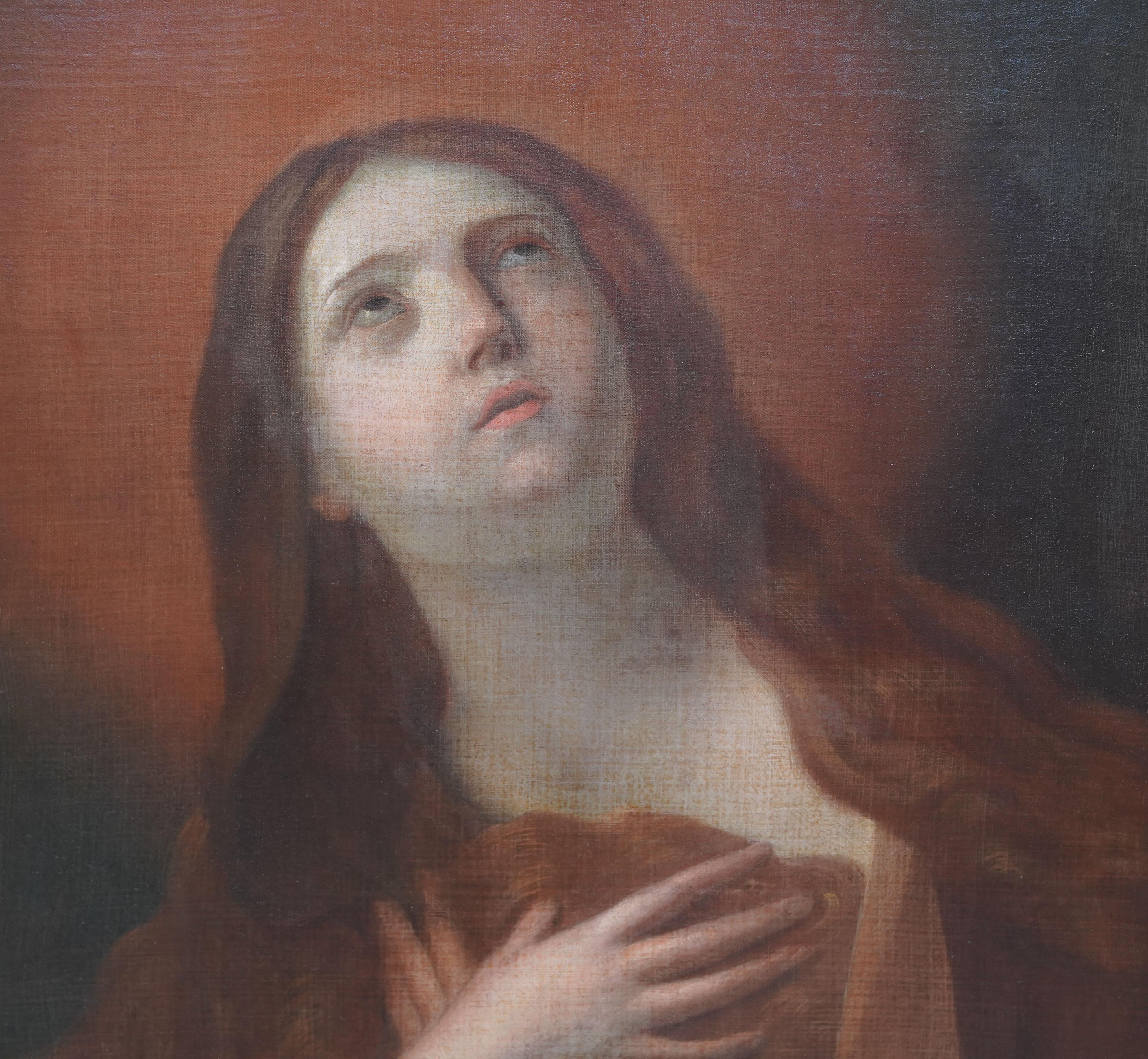 Die Penitent Mary Magdalene – Porträt eines Alten Meisters, Ölgemälde im Angebot 1