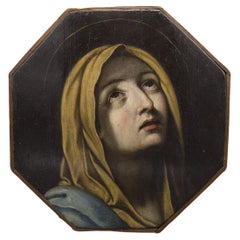 Guido Reni Panel Painting Madonna Addolorata
