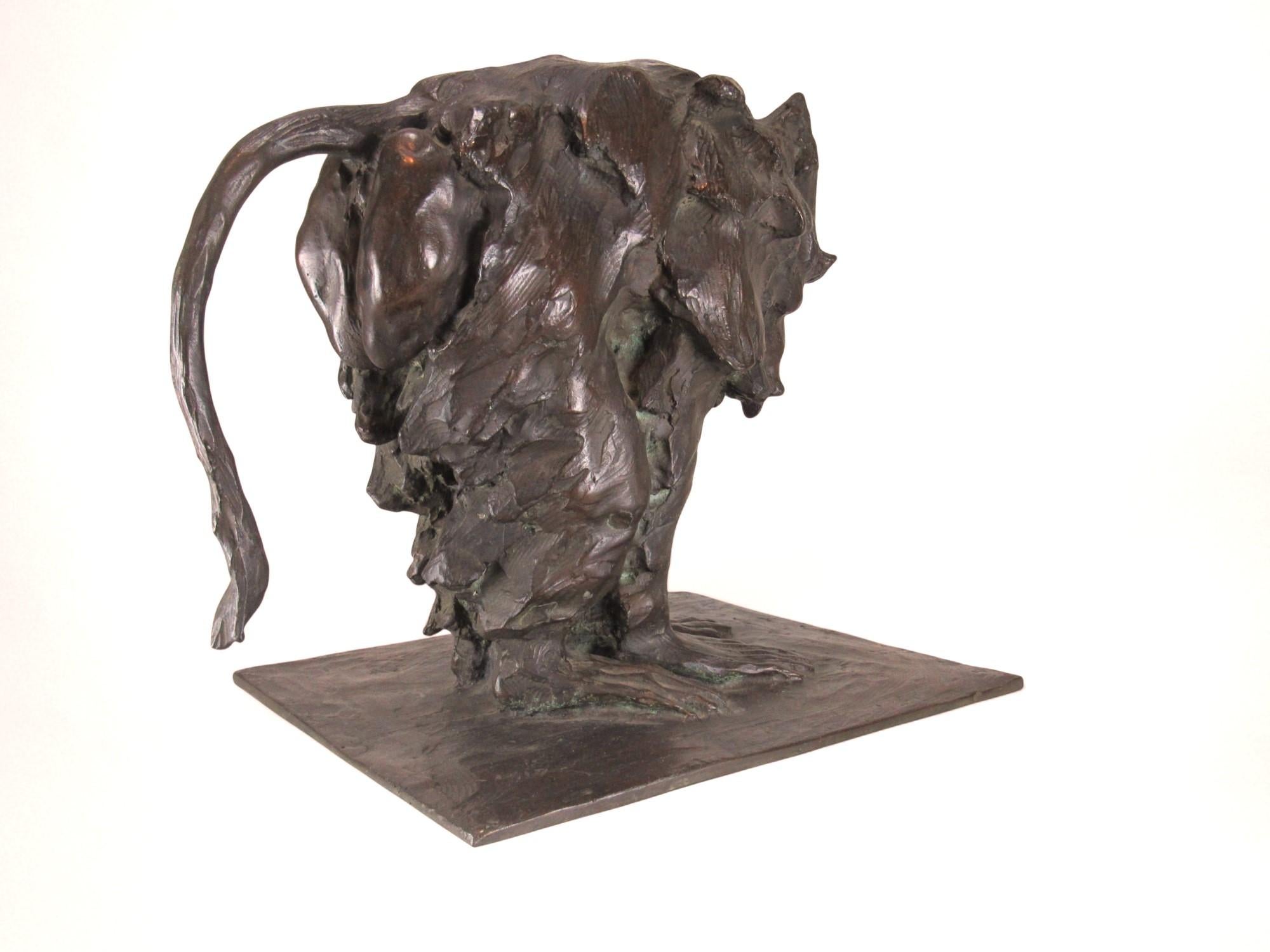 Guido Righetti Bronze Sacred Hamadryas Baboon (Model c. 1917) For Sale 1