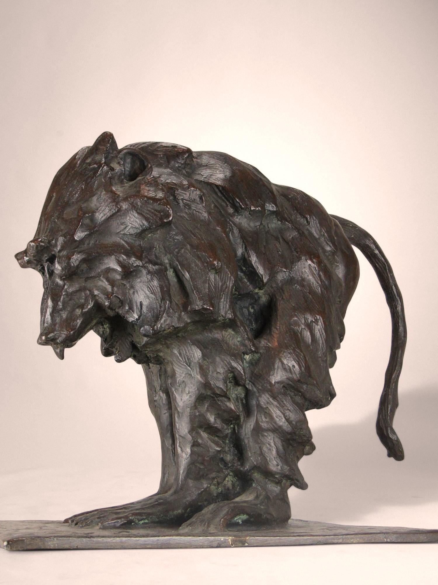 Guido Righetti Bronze Sacred Hamadryas Baboon (Model c. 1917) For Sale 6