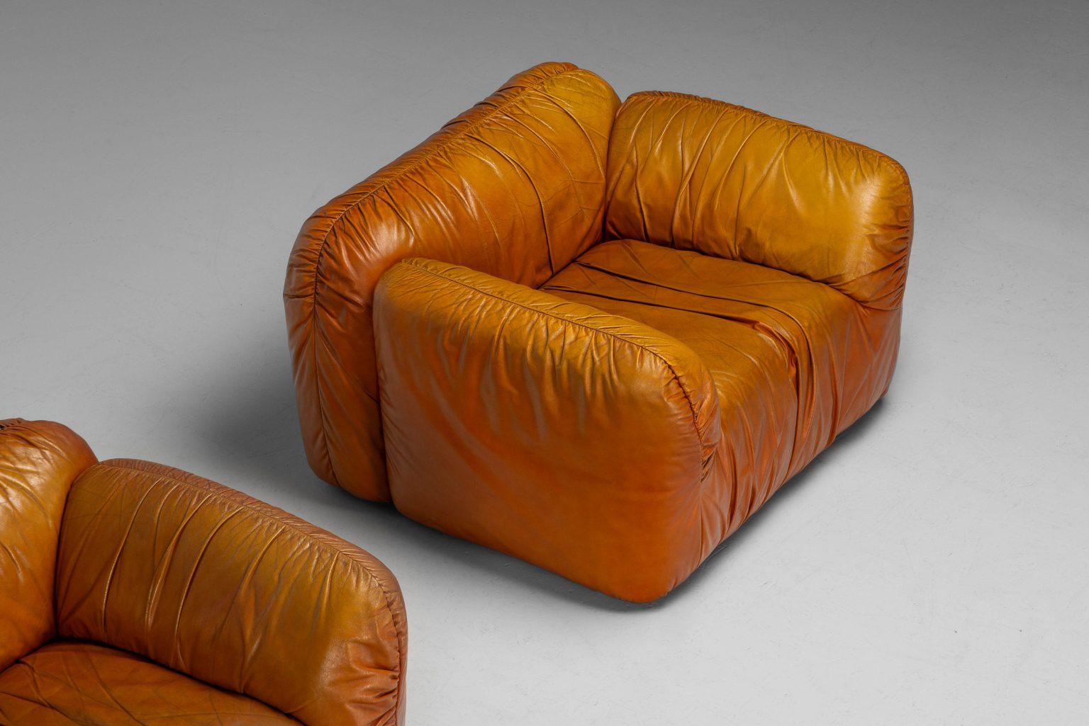 Sillas de salón Guido Rosati Nana Uvet Italia Años 70 en venta 6