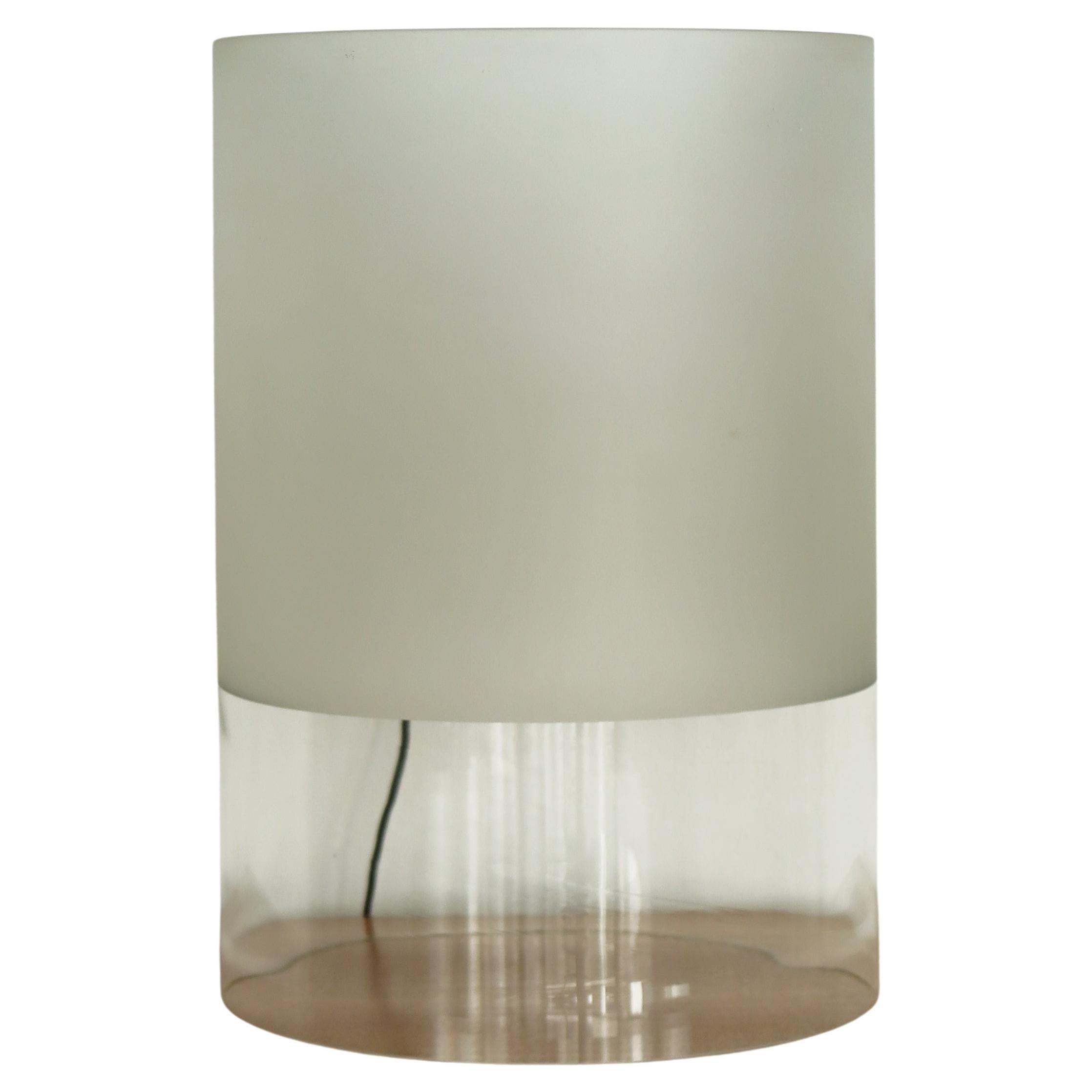 Guido Rosati for Fontana Arte "Fatua" Table Lamp in Blown Glass 1970s For Sale