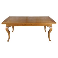 Guido Zichele Bloomingdales Italian Oak French Country Draw Leaf Dining Table